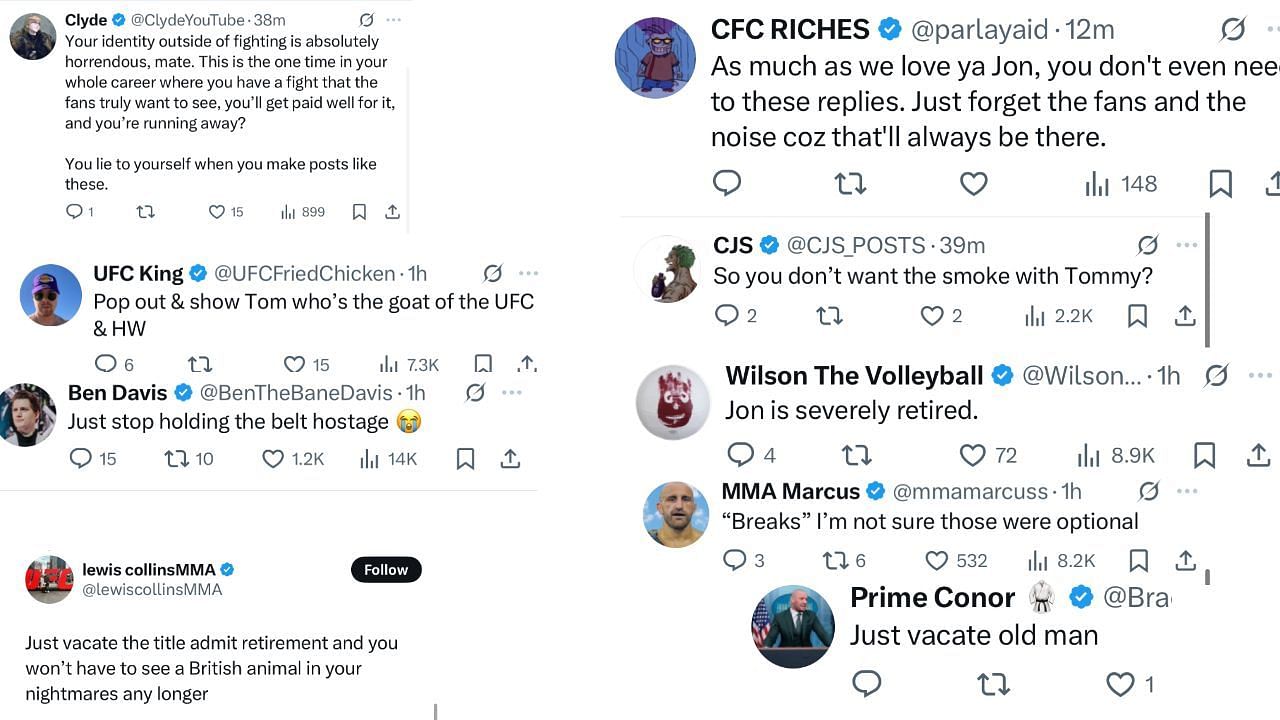 Fan comments